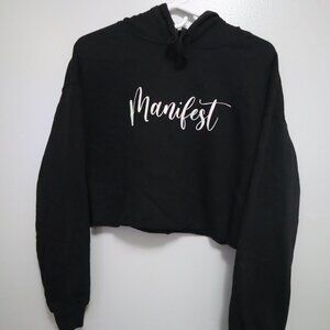 Cropped Manifest Hoodie